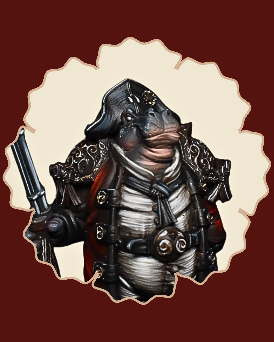 DnD Miniatures of Giff 5e Printed by RPG Guild