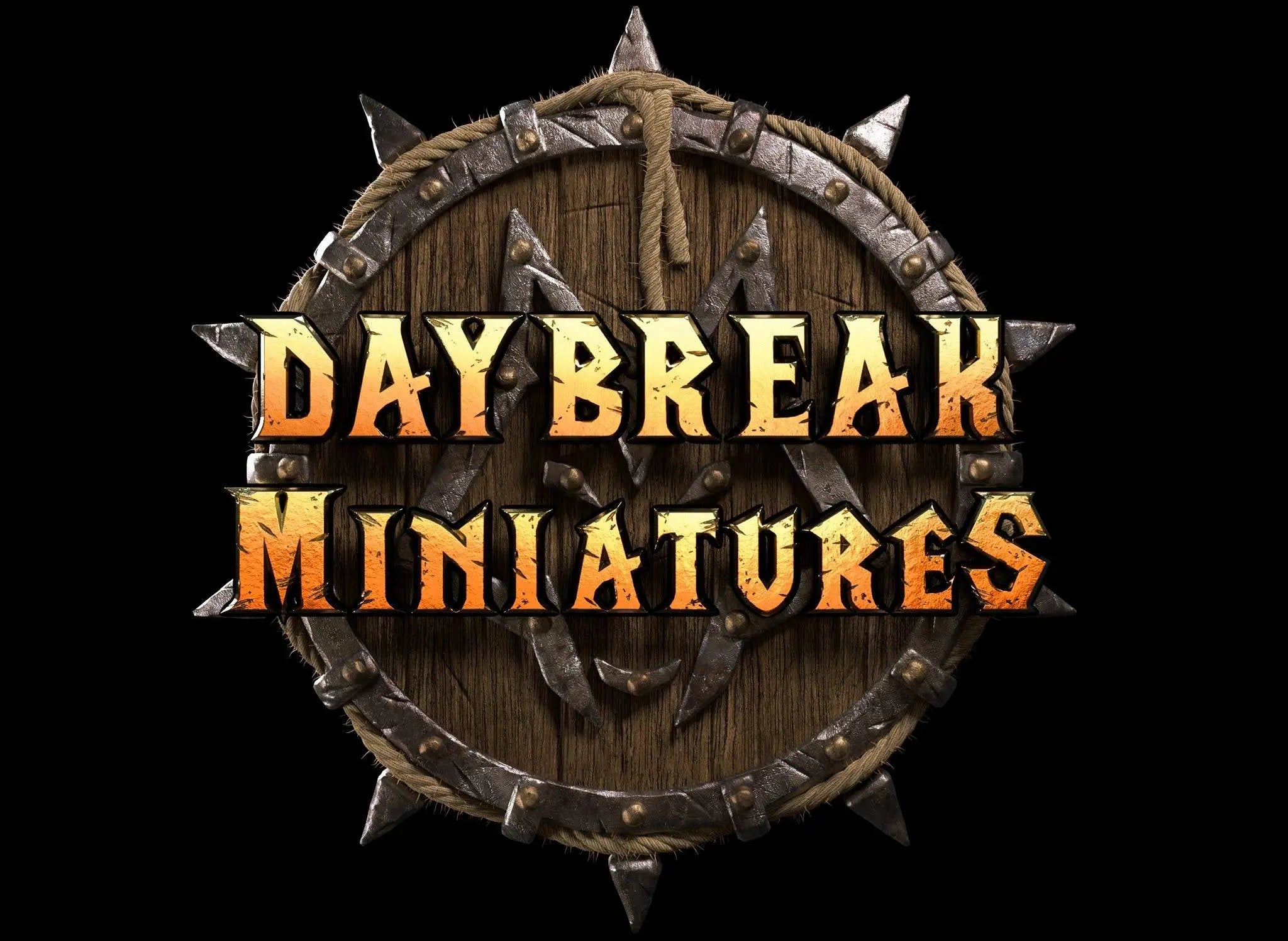 Collection of physical DnD Miniatures prints from Daybreak Miniatures