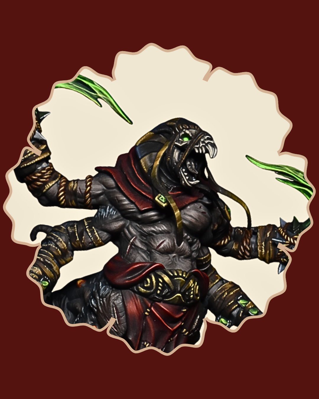 DnD Miniature of Ratmen 5e Printed by RPG Guild