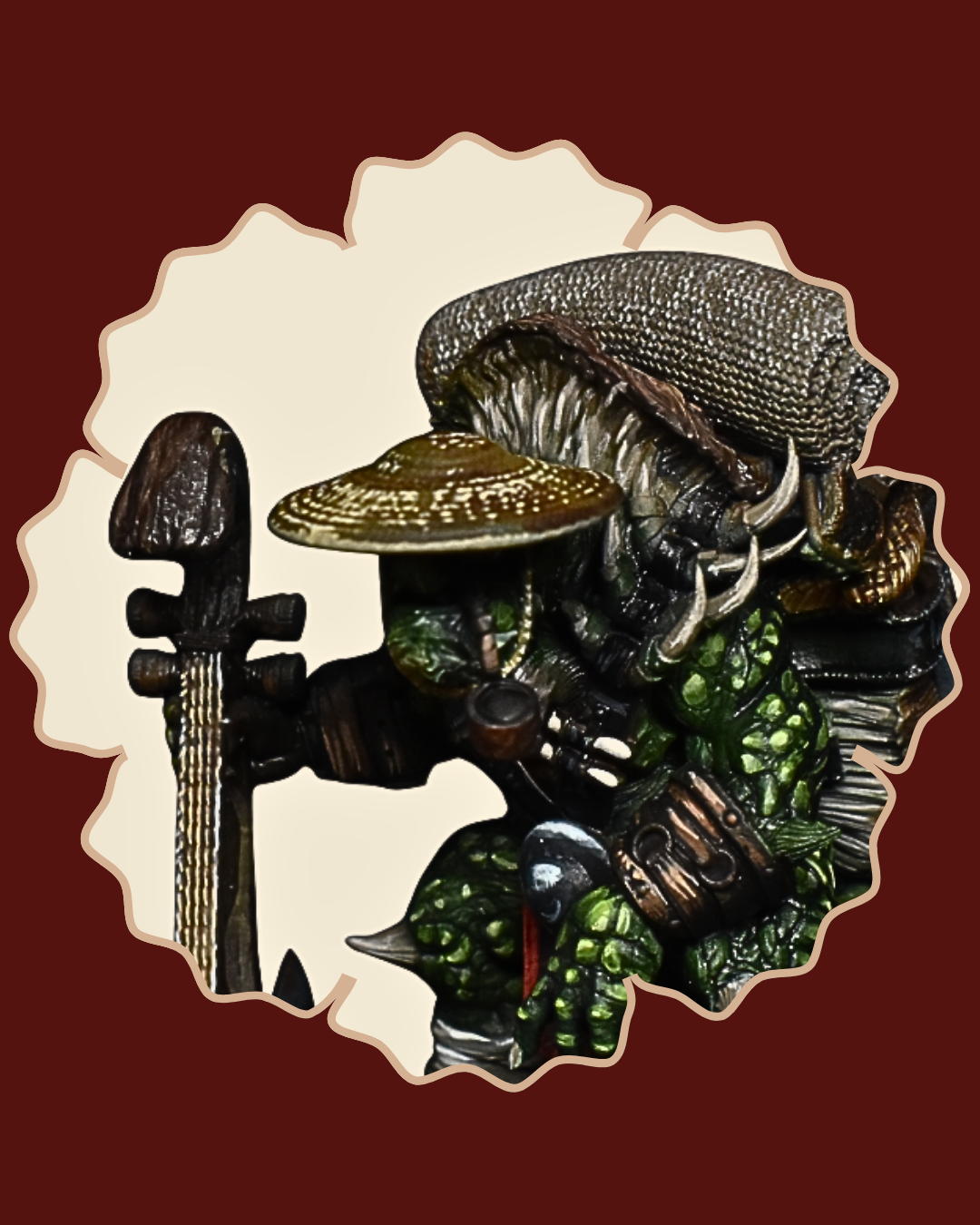 DnD Miniature of Tortle 5e Printed by RPG Guild