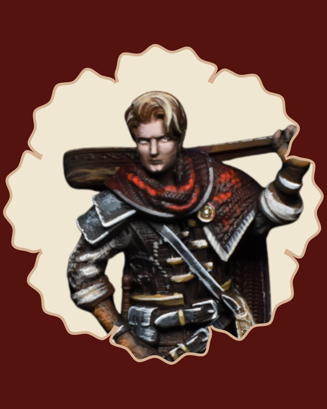 DnD Miniature of 5e Bard Printed by RPG Guild