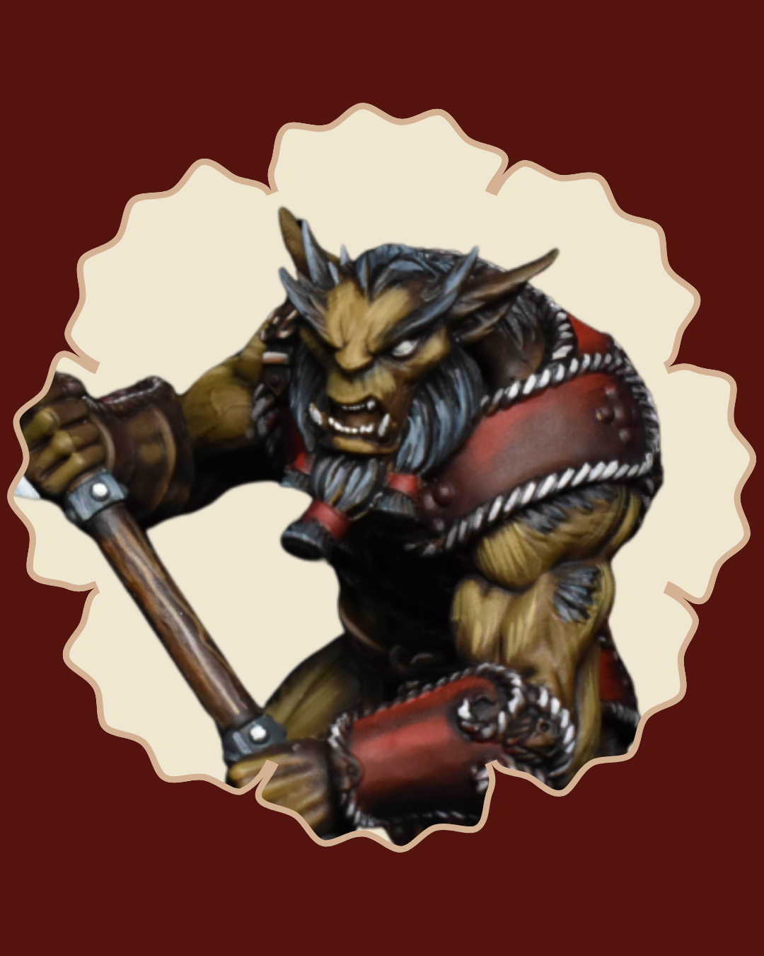 DnD Miniatures of Bugbear 5e Printed by RPG Guild
