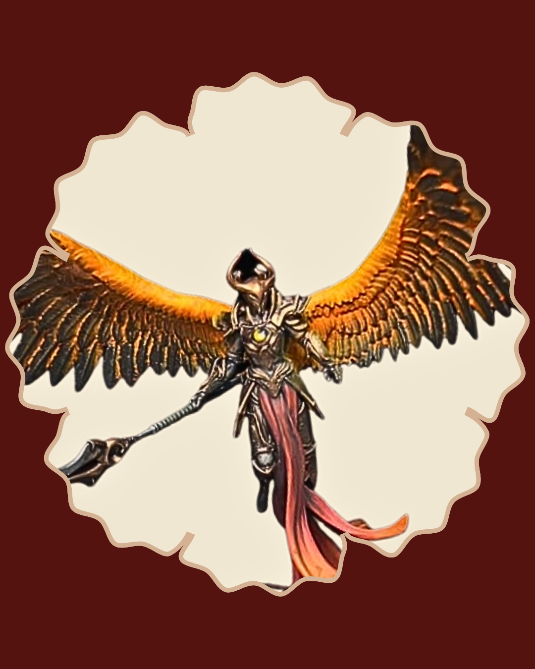 DnD Miniature of Celestial 5e Printed by RPG Guild