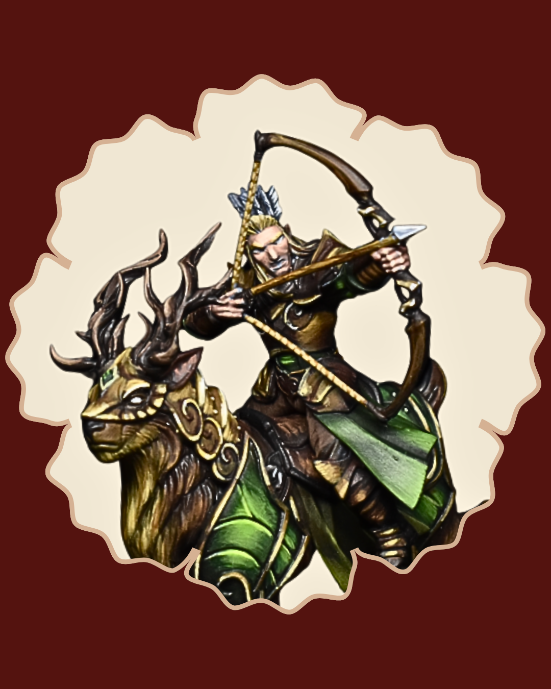 DnD Miniatures of Elf 5e Printed by RPG Guild