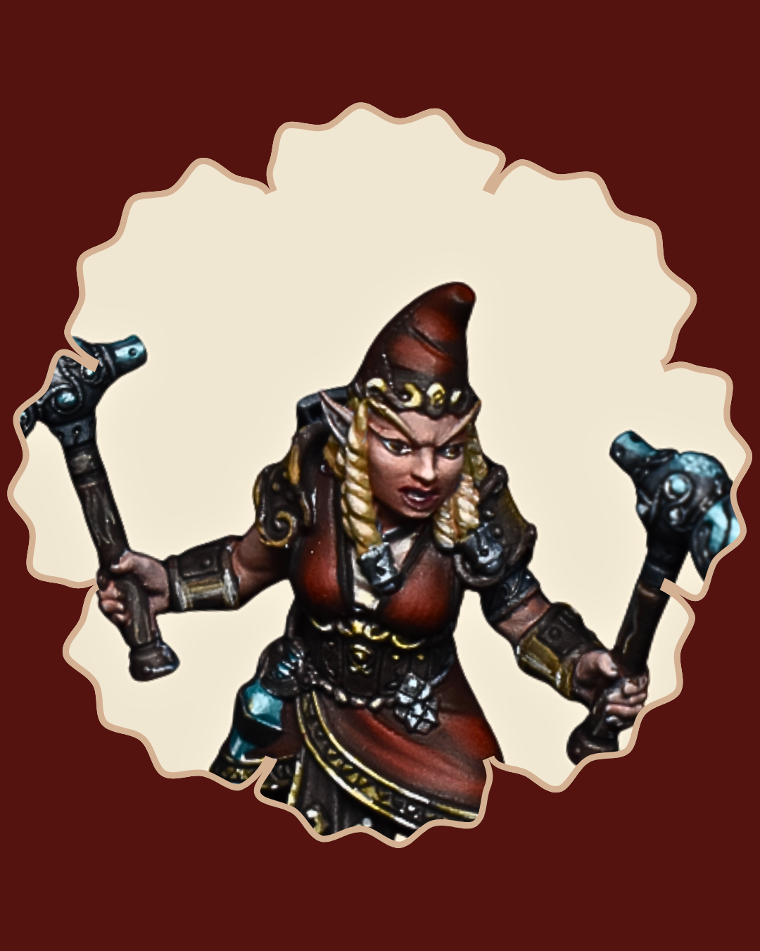 DnD Miniature of Halfling 5e Printed by RPG Guild