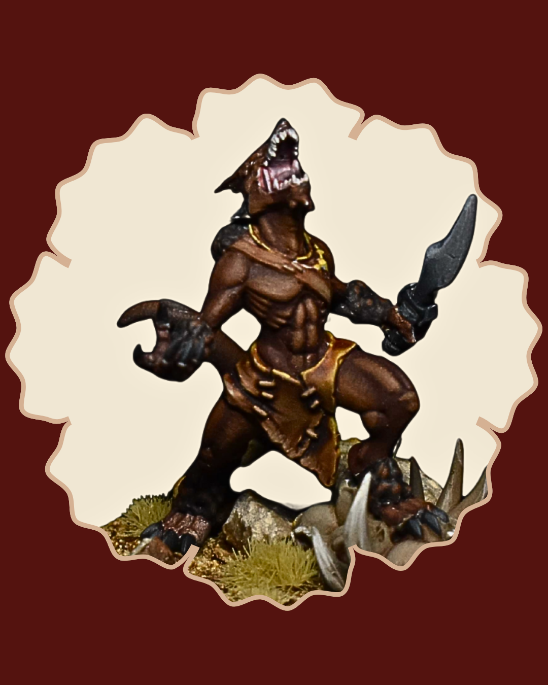 DnD Miniature of Kobold 5e Printed by RPG Guild