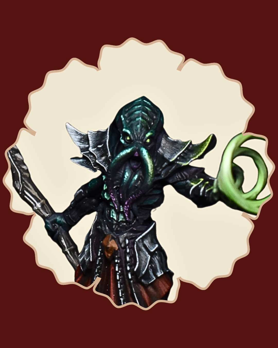 DnD Miniatures of Mind Flayer 5e Printed by RPG Guild