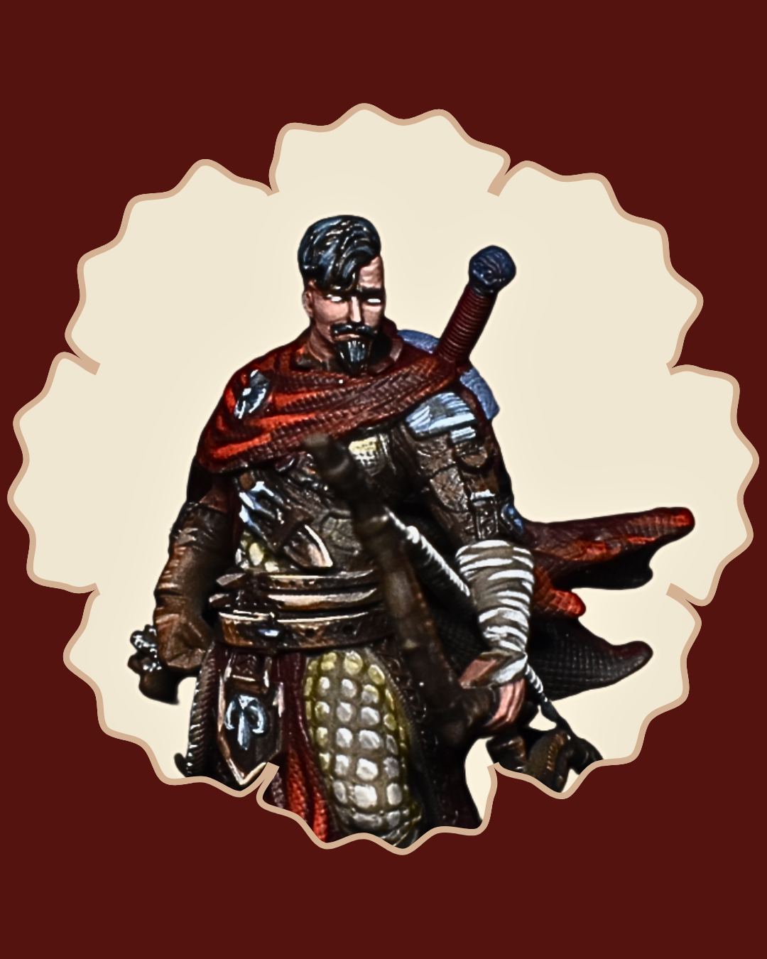 DnD Miniature of Ranger 5e Printed by RPG Guild