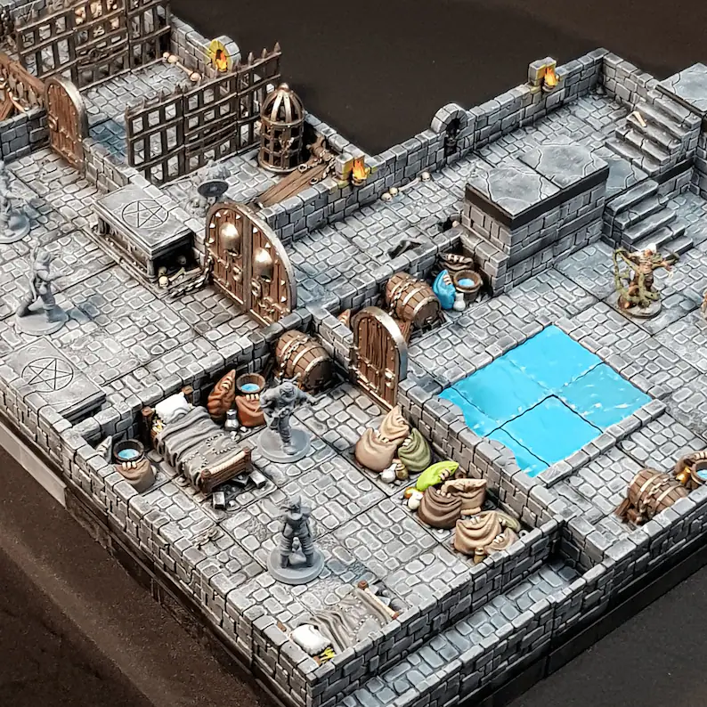 DnD Terrain | Modular Dungeon Sets Collection | RPG Guild