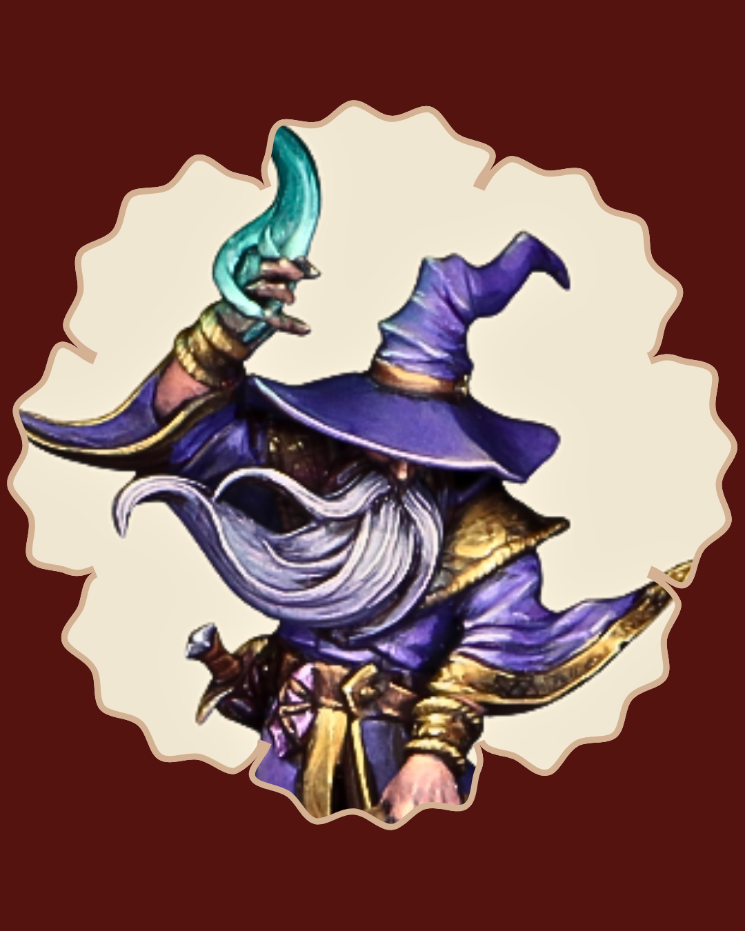 DnD Miniatures of Wizard 5e Printed by RPG Guild