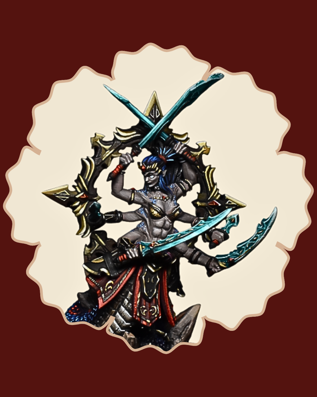 DnD Miniatures of Yuan Ti 5e Printed by RPG Guild