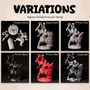 Barbarians 5e | DnD Set of Barbarian Miniatures alternate
