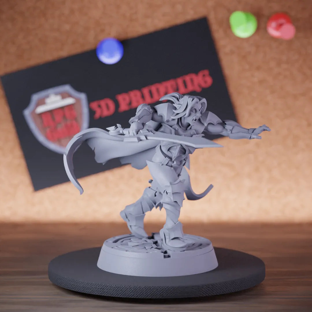 Vampire 5e | DnD Vampire Warrior Sword Miniature