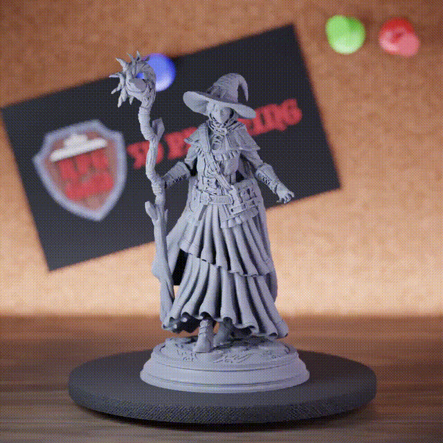 Wizard 5e | DnD Serene Wizard Girl Alia Miniature