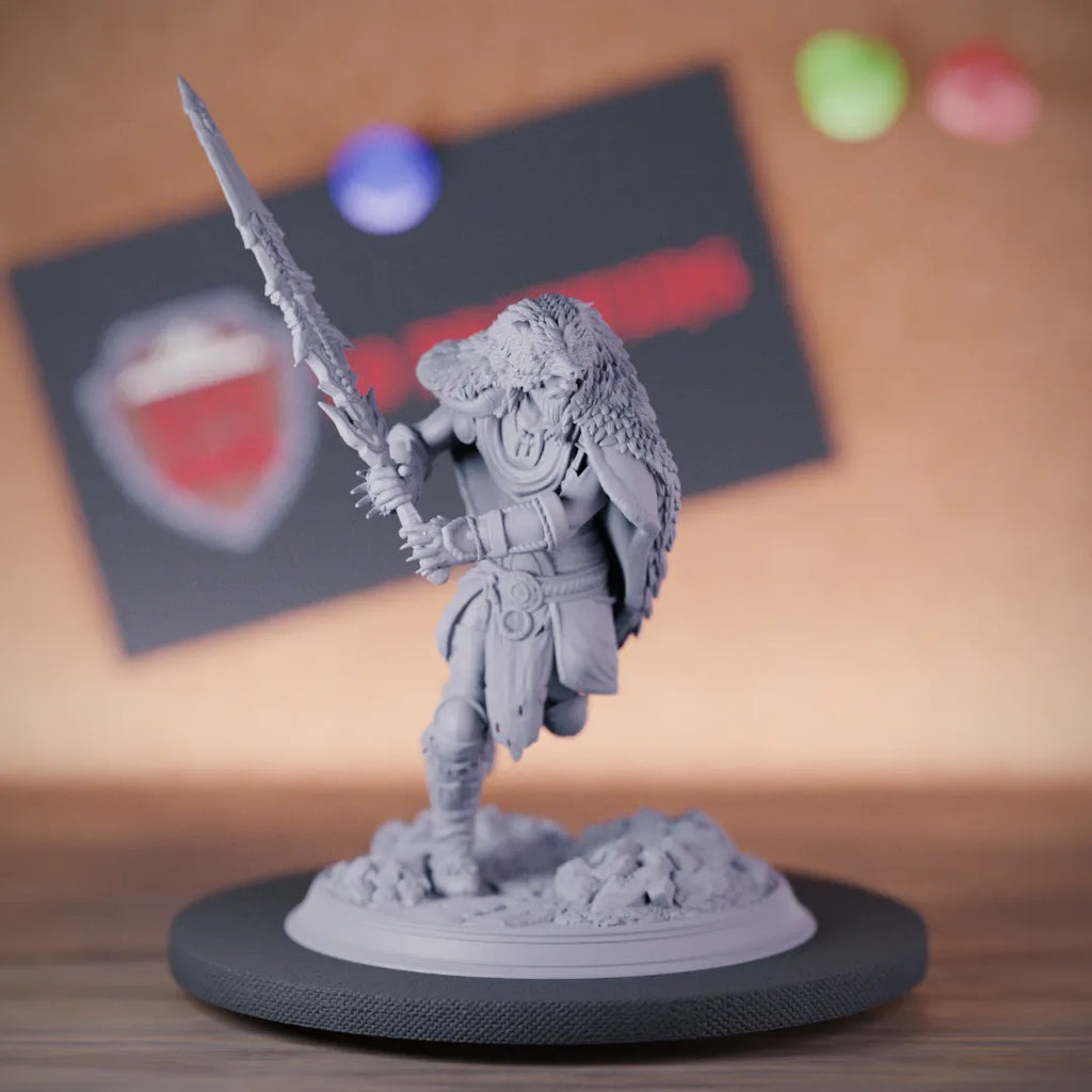 Barbarian 5e | DnD Barbarian Warrior Human Miniature