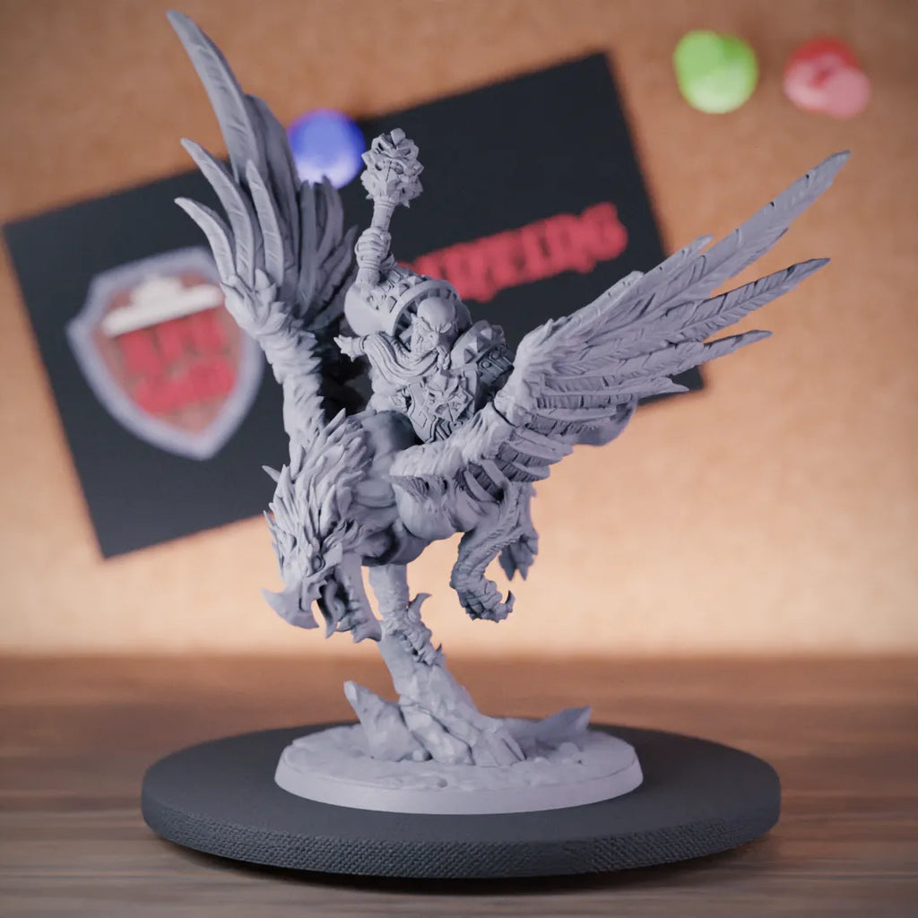 Dwarf 5e | DnD Dwarf Gryphon Thunder Strike Miniature