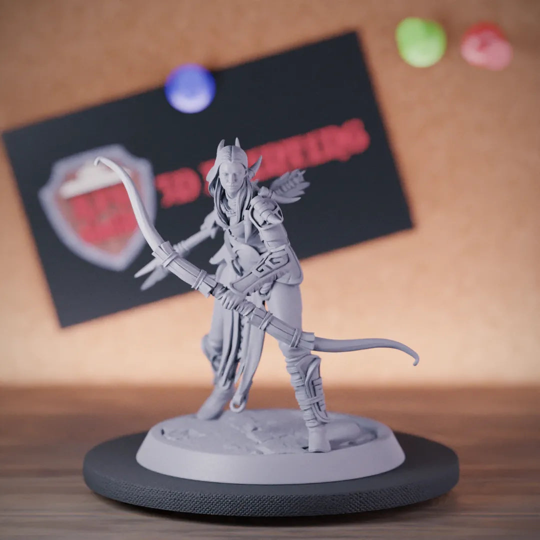Dnd Ranger Mini Ranger 5e | DnD Ranger Amazon Archer Miniature | RPG Guild
