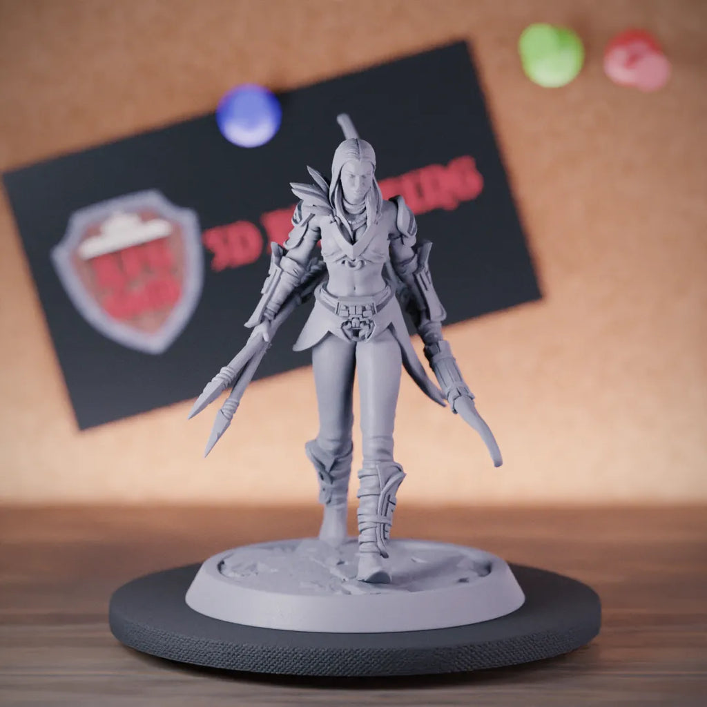  Ranger 5e | DnD Female Human Ranger Miniature