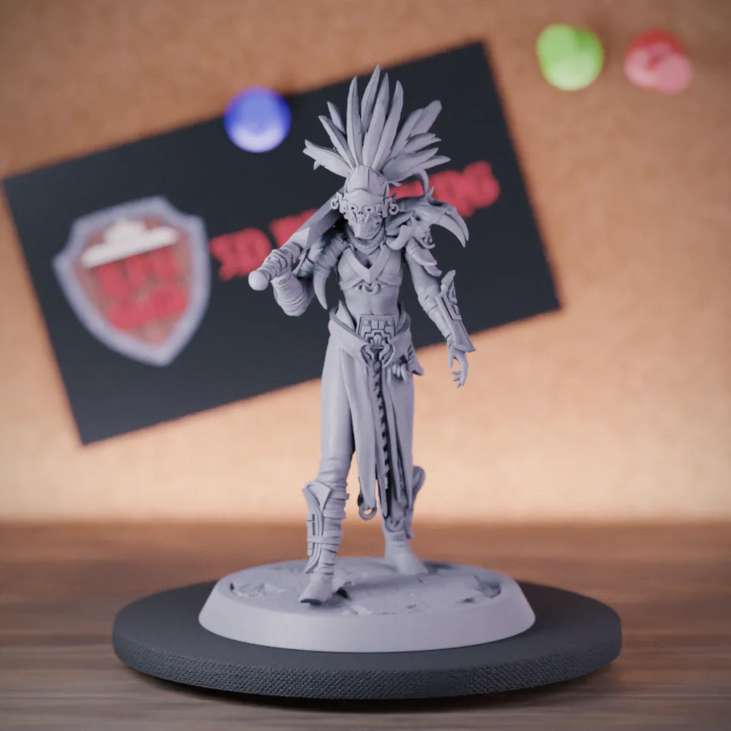 Fighter 5e | DnD Female Human Amazon Fighter Miniature