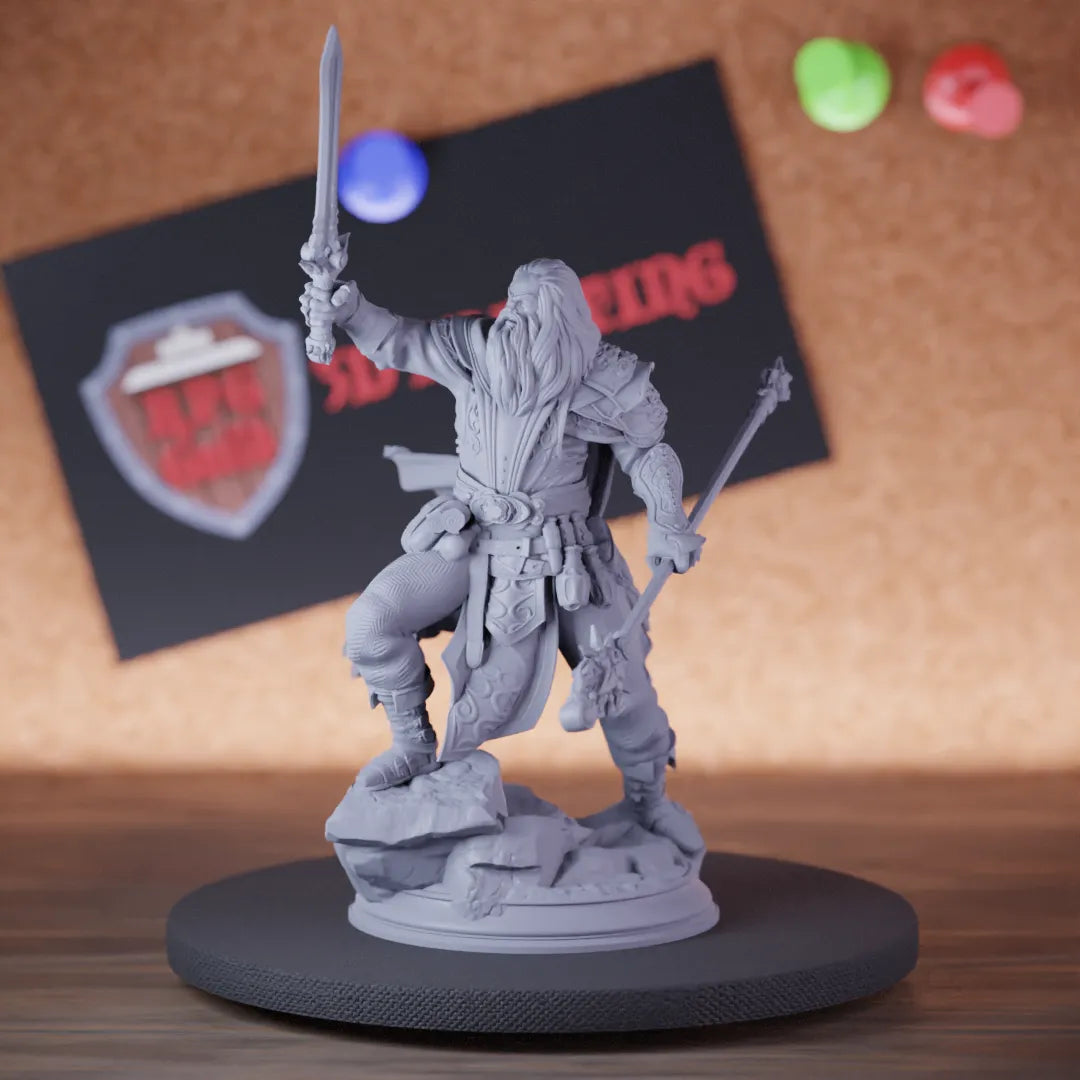 Bladesinger 5e | DnD Human Wizard Swordsman Warrior Miniature