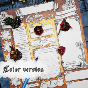 Printable DnD Character Sheet 5e | Artificer