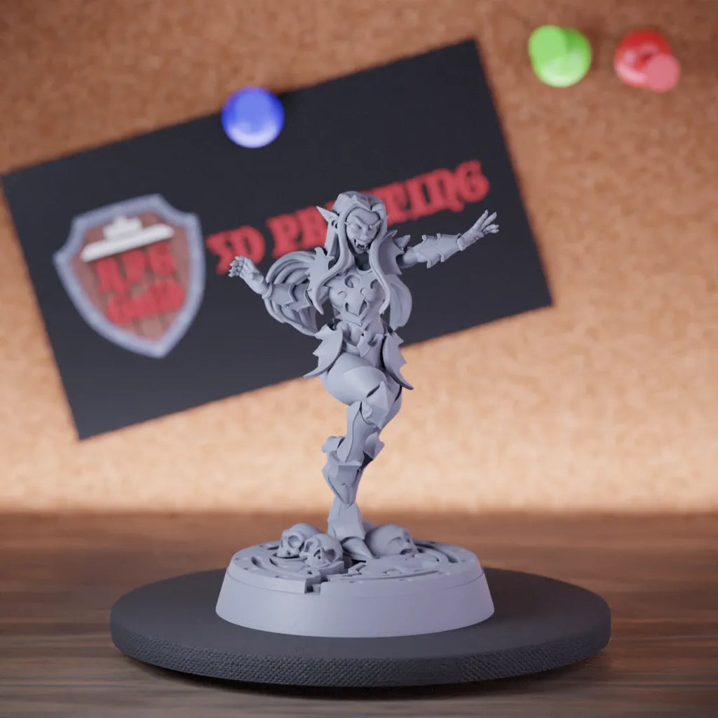 Vampire 5e | DnD Female Vampire Sorcerer Miniature