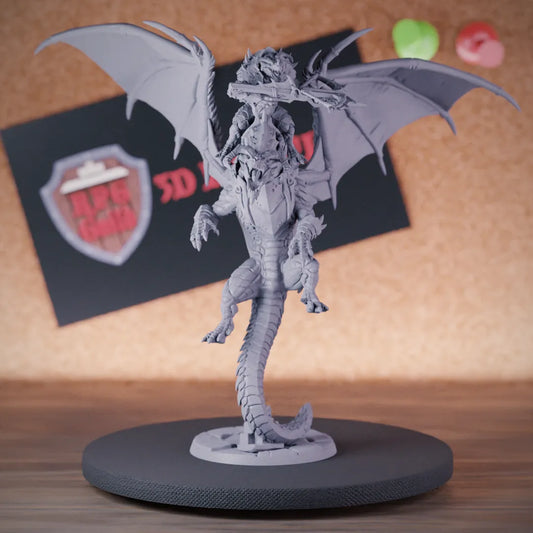 Dragon Rider 5e | DnD Dragonborn Ranger Miniature 