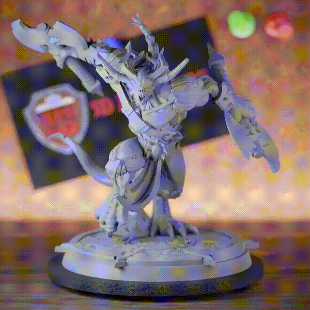 Dämon 5e | DnD Dämon Mon Höllischer Berserker Miniatur 