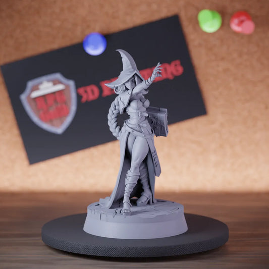 Witch 5e | DnD Female Wizard Miniature 