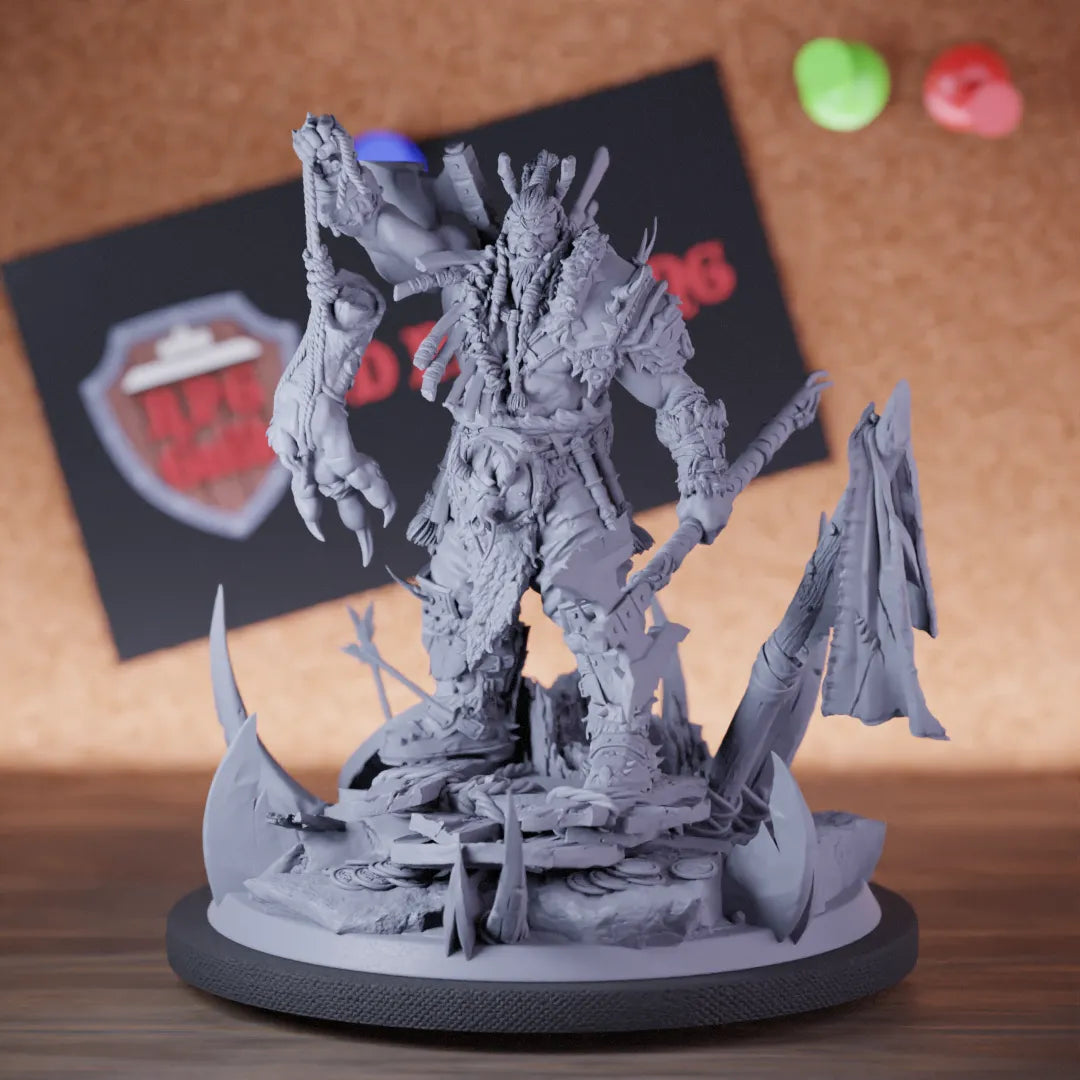 Orc 5e | DnD Chief Warrior Monster Miniature 