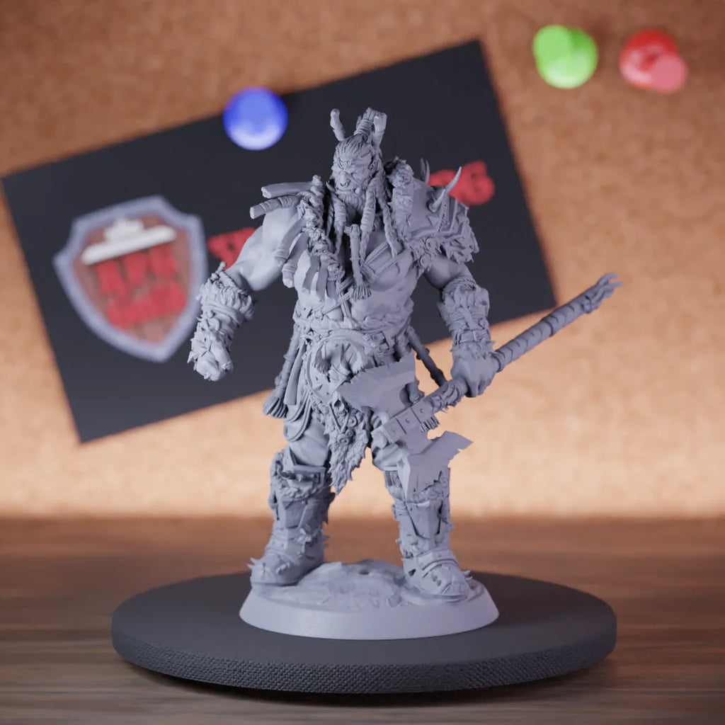 Orc 5e | DnD Orc Barbarian Monster Miniature