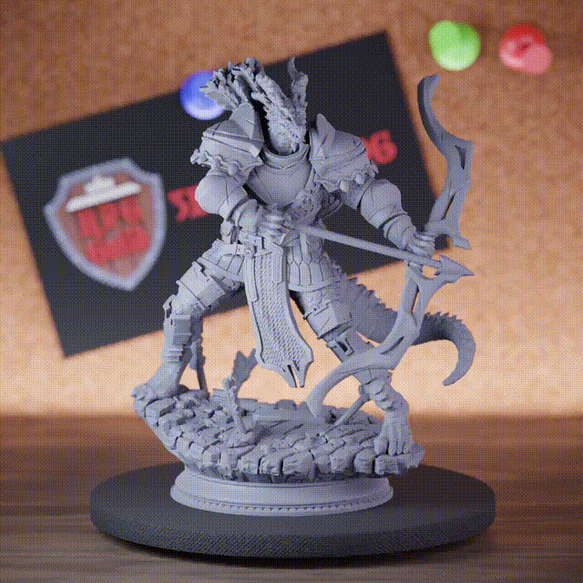 Dracogenre 5e | Miniature Champion Archer Élu DnD