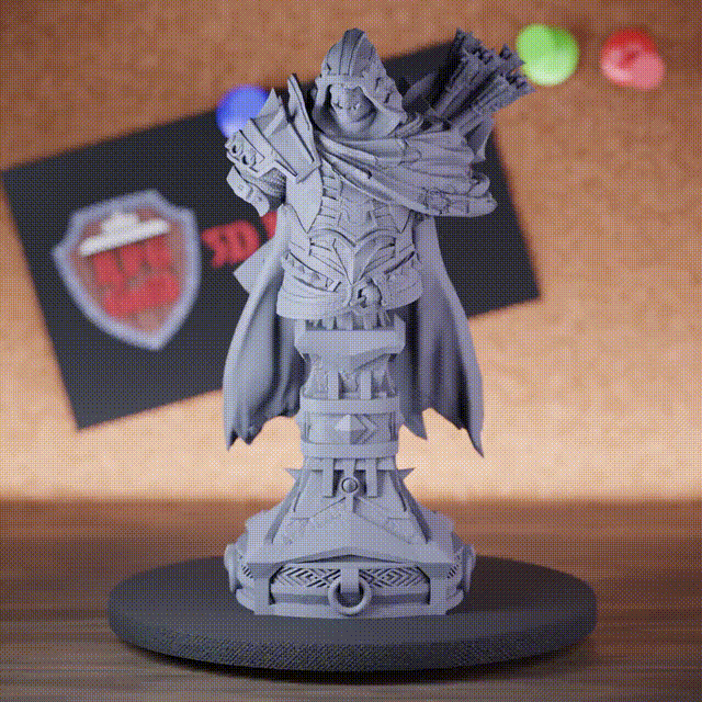 Bust 5e | DnD Hooded Archer Ranger Brox Miniature