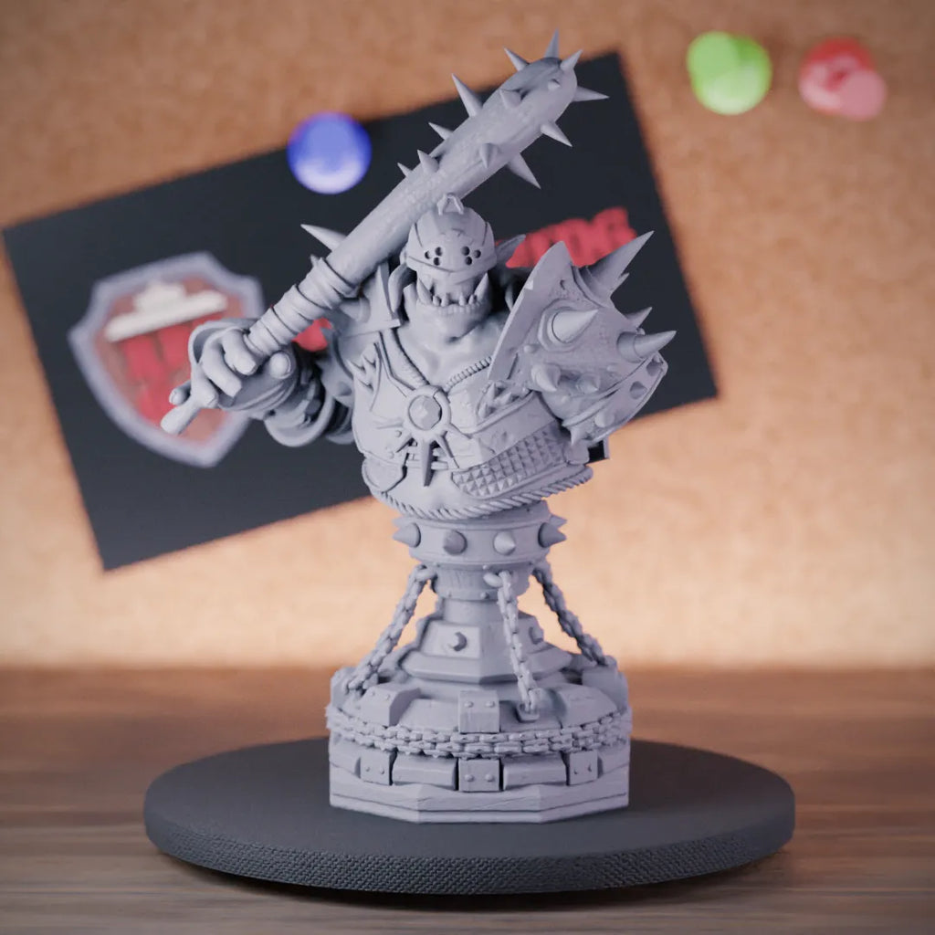 Orc Bust | DnD Orc Miniature