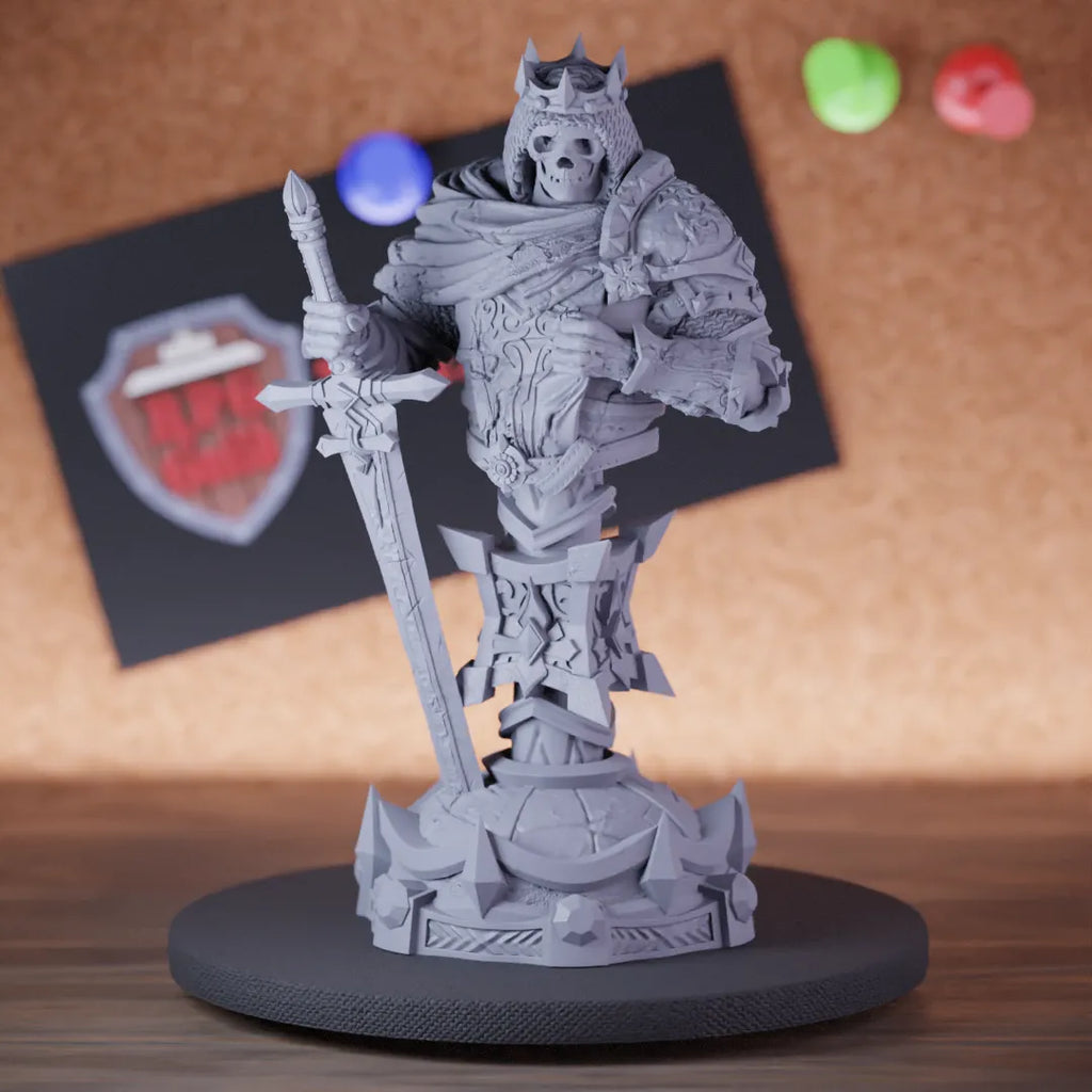 Bust 5e | DnD Skeleton King Ridan Miniature