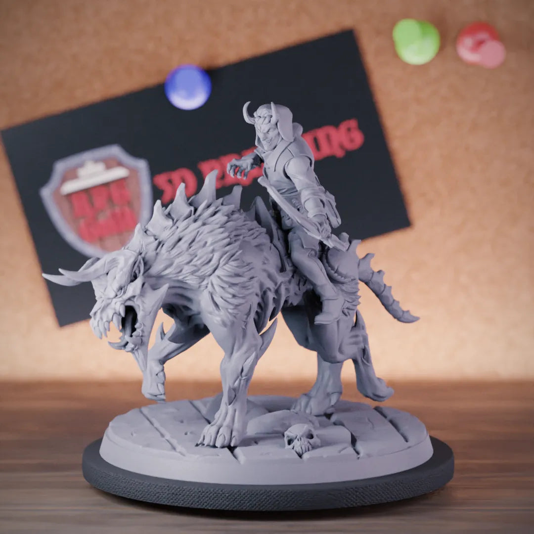 Tiefling 5e | DnD Rogue Rider Bow Miniature