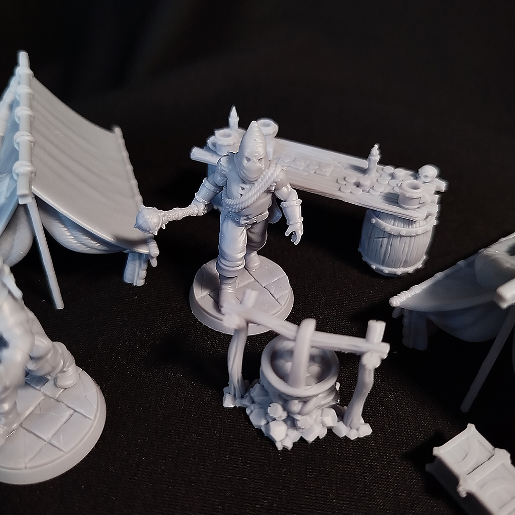 Bandit Camp Encounter | DnD Miniatures Set