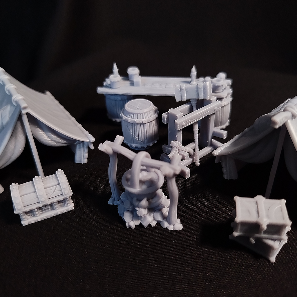 Bandit Camp Encounter | DnD Miniatures Set