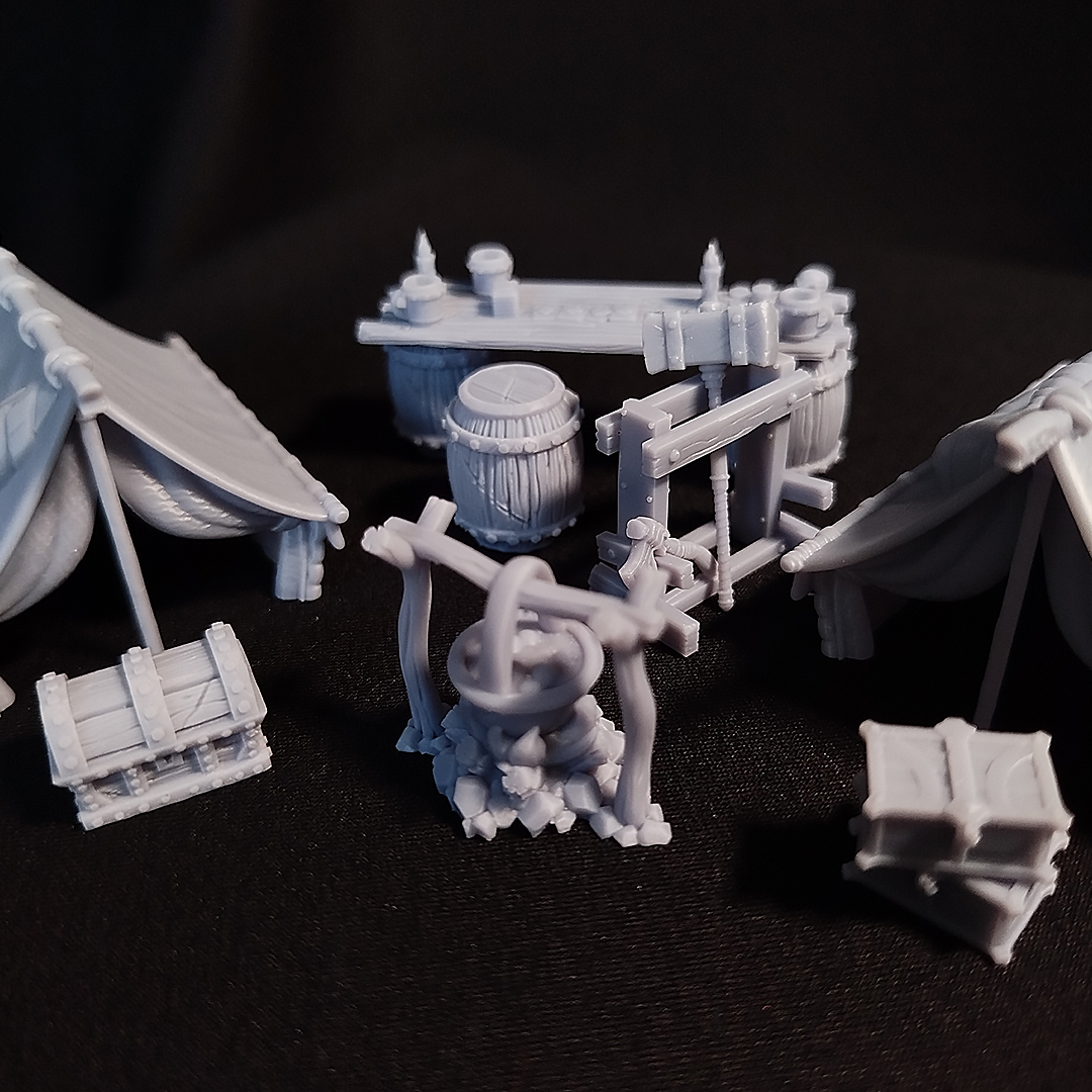 Bandit Camp Encounter | DnD Miniatures Set