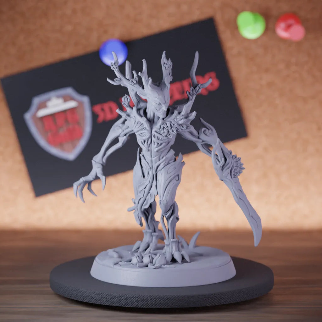 Treant 5e | DnD Female Treant Knight Sword Miniature