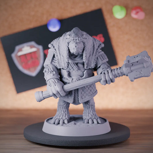 Werebear 5e | DnD Bear Warrior Miniature 