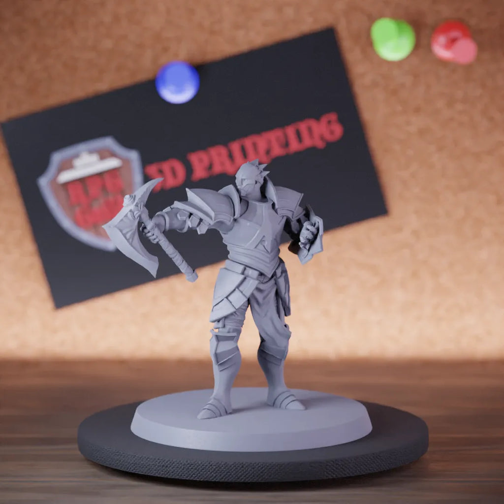 Paladin 5e | DnD Bastion Paladin Fighter Battleaxe Miniature
