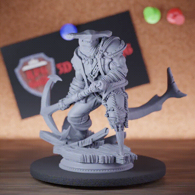 Hommes-requins 5e | Miniature de Roublard Pirate Donjons et Dragons