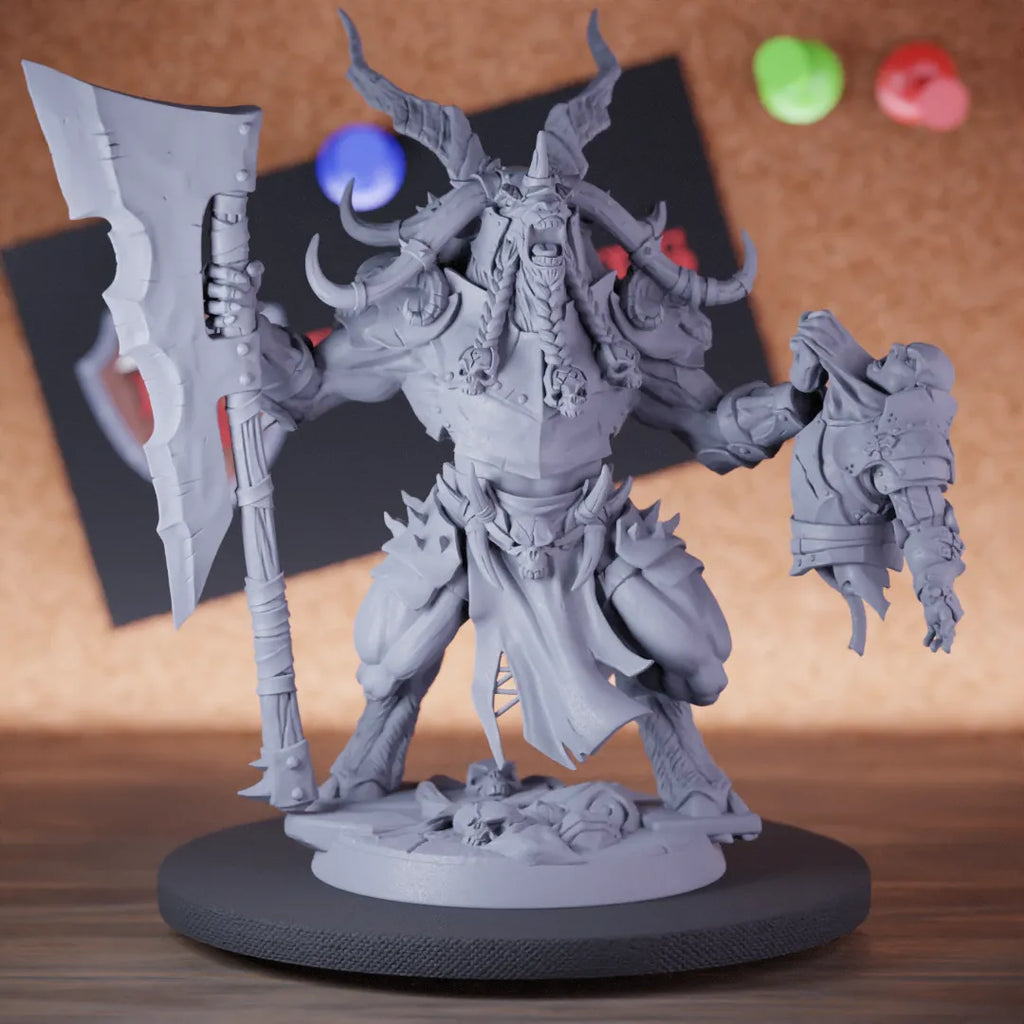 Minotaur 5e | DnD Minotaur Warchief Lord Miniature