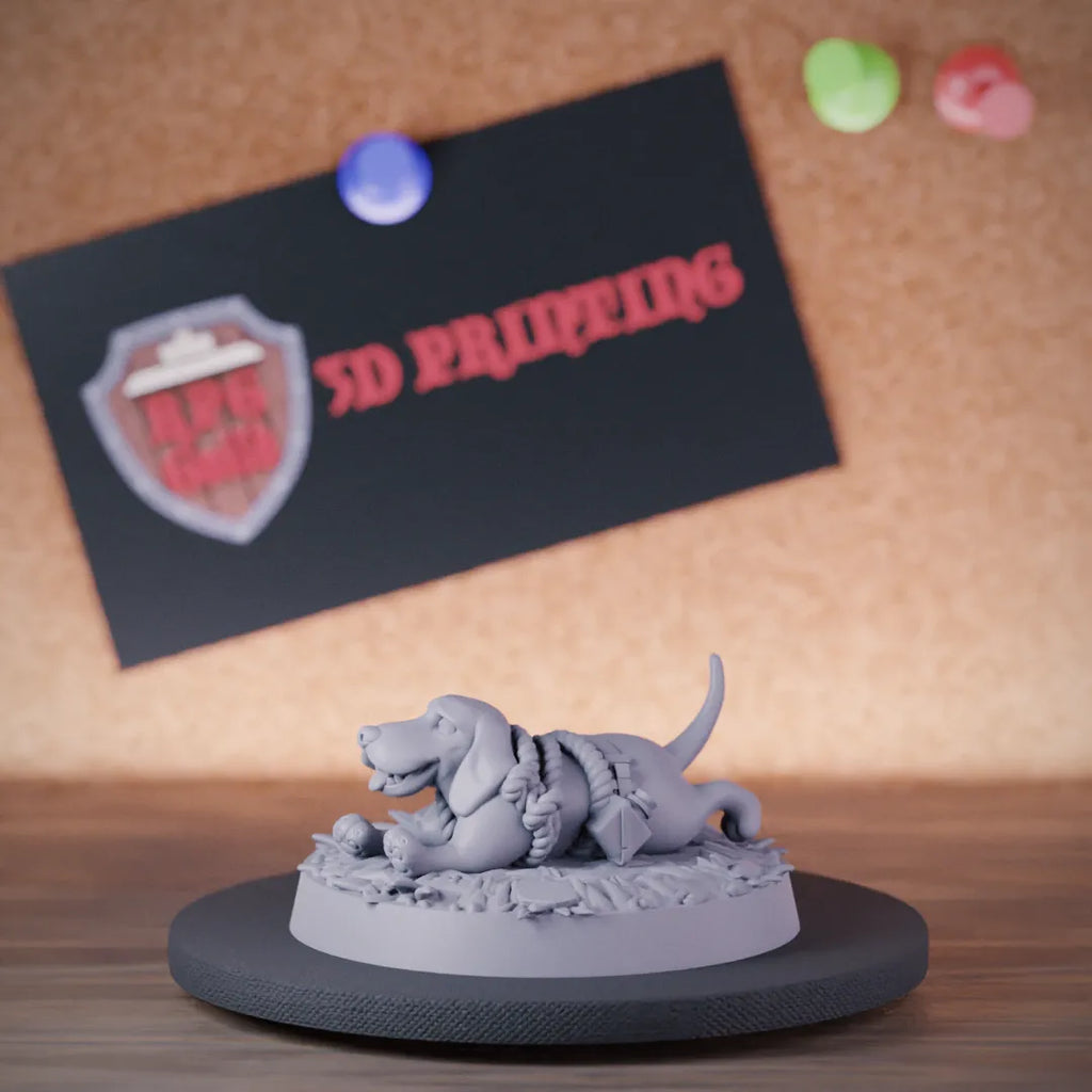 Companion 5e | DnD Beagle Cute Dog Adventurer Miniature