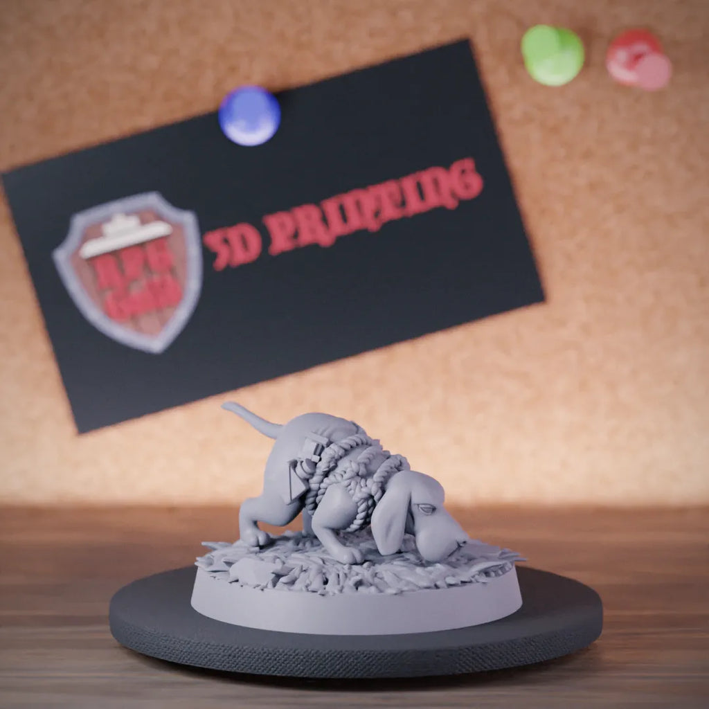 Companion 5e | DnD Dog Adventurer Beagle Miniature