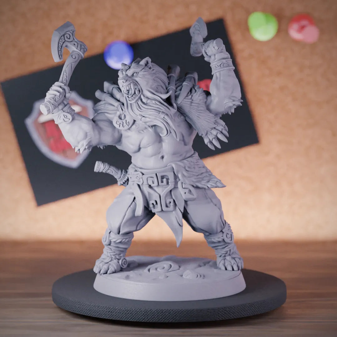 Werebear 5e | DnD Path of the Beast Barbarian Miniature