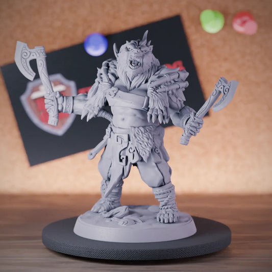 Werebear 5e | DnD Werebear Shapeshifter Barbarian Miniature