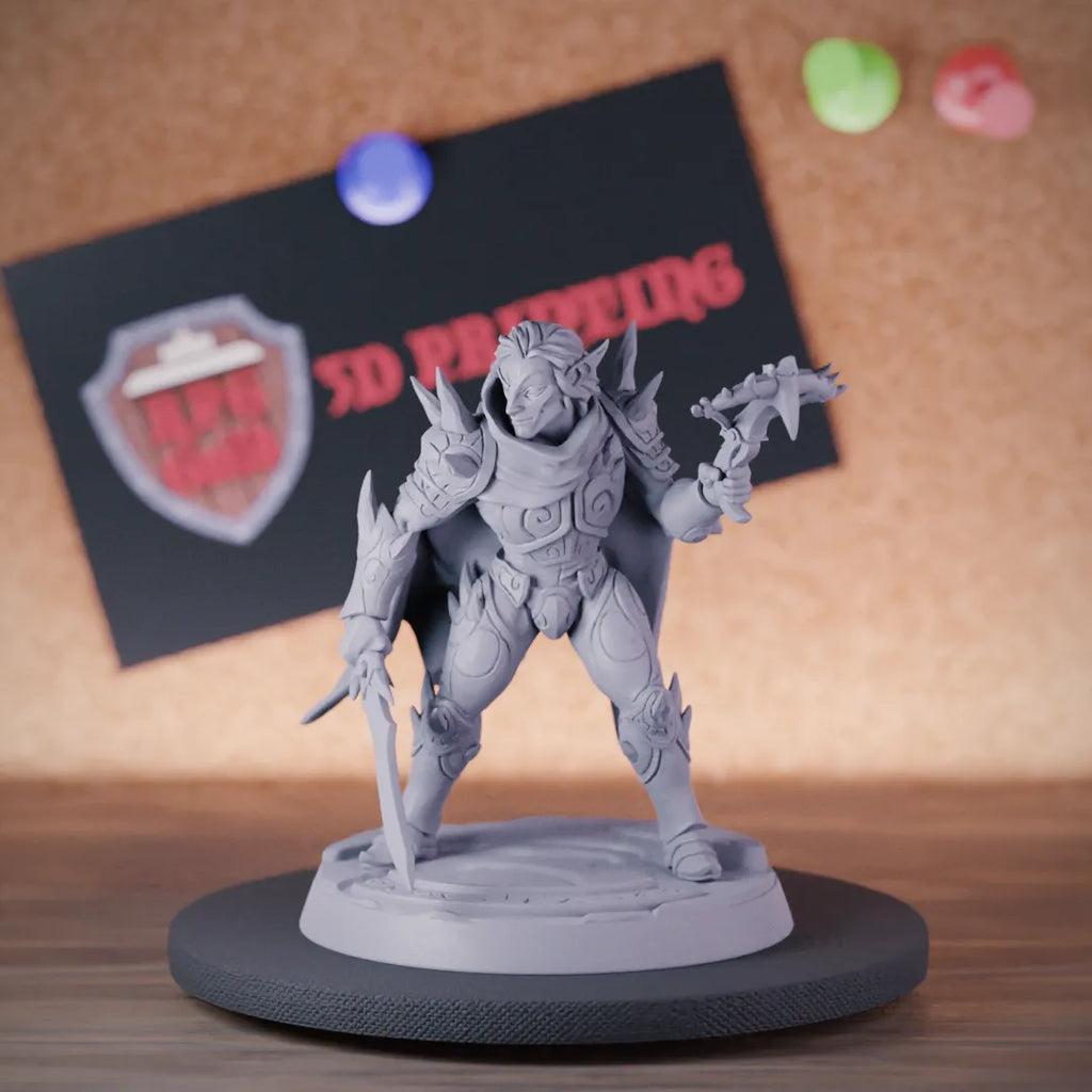 Drow 5e | DnD Elite Warrior Hunter Miniature 