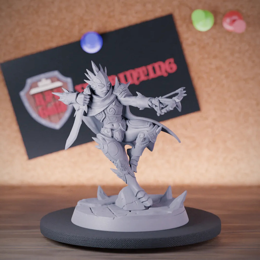 Drow 5e | DnD Female Shadowblade Miniature 